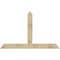 Ekena Millwork Portland Rough Sawn Timber Gable Bracket, Douglas Fir, 72"W x 45"H x 2"D x 6"F, 15/12 Pitch GBW072X45X0206POR00RDF - alternate 1